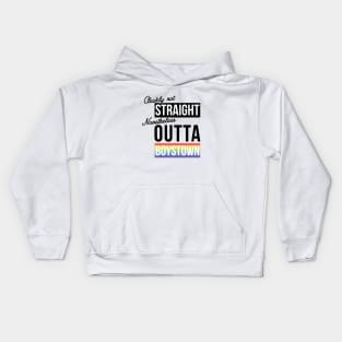 (Clearly Not) Straight - (Nonetheless) Outta Boystown Kids Hoodie